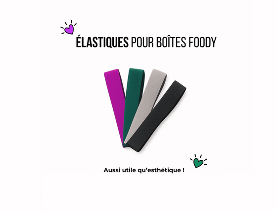 Boîte inox micro ondes Foody - Gaspajoe - élastique de maintien