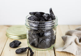 Bonbons rouleaux de réglisse bio vegan