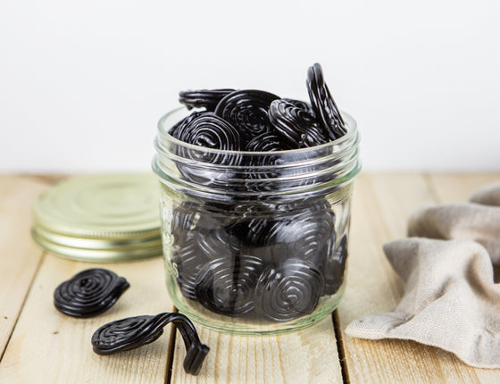 Bonbons rouleaux de réglisse bio vegan