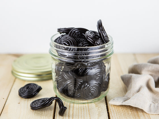 Bonbons rouleaux de réglisse bio vegan