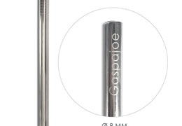 Paille en inox droite pour smoothie