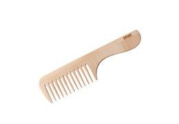 Peigne à dents larges en bois