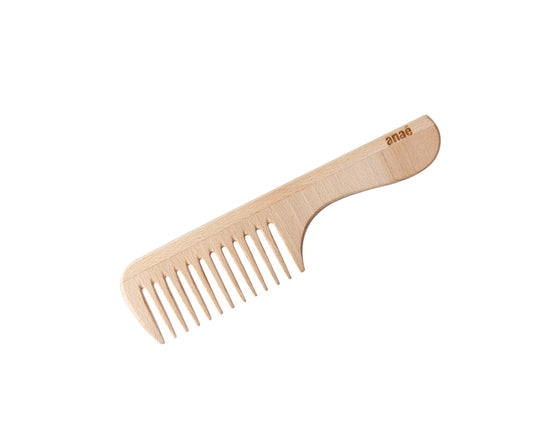 Peigne à dents larges en bois