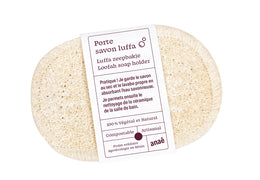 Porte-savon en luffa
