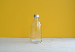 Flacon en verre transparent 250 ml