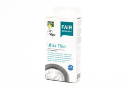 Lot de 10 préservatifs en latex naturel ultra-fins