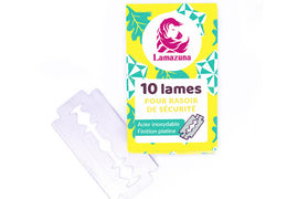 Lot de 10 lames de rasoir Lamazuna