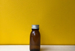 Flacon en verre teinté 60 ml