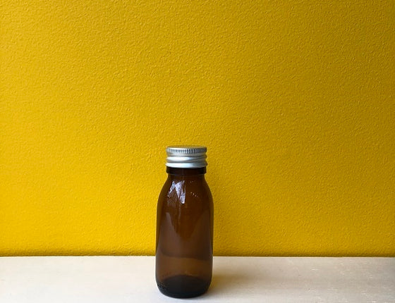 Flacon en verre teinté 60 ml