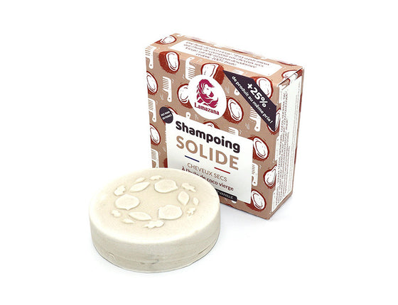 Shampooing solide Lamazuna pour cheveux secs sans huile essentielle
