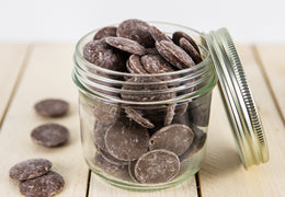 Chocolat au lait en palets bio