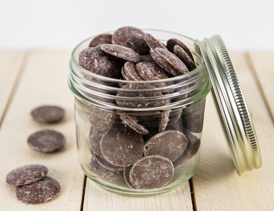 Chocolat au lait en palets bio