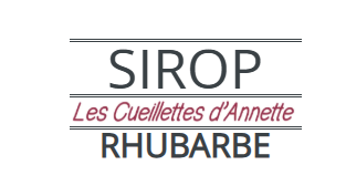 Sirop de rhubarbe local