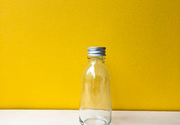 Flacon en verre transparent 125 ml