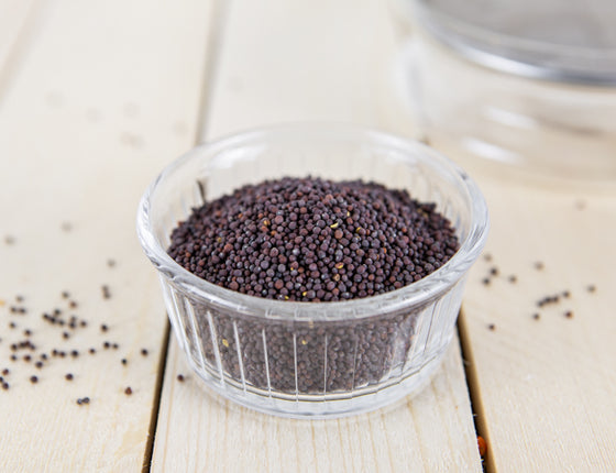 Graines de moutarde noire bio