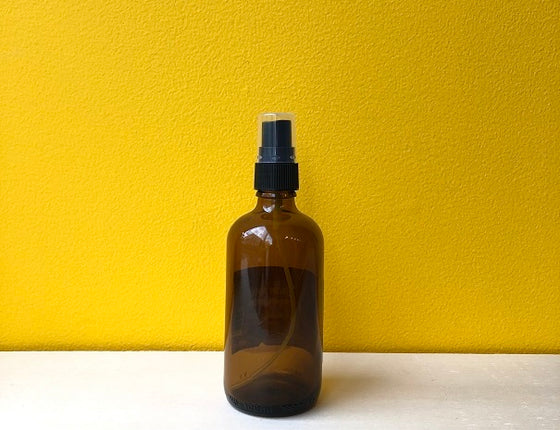 Flacon vaporisateur spray en verre teinté 100 ml
