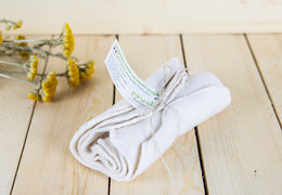 Lot de 5 lingettes en coton bio