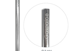 Paille en inox droite mini