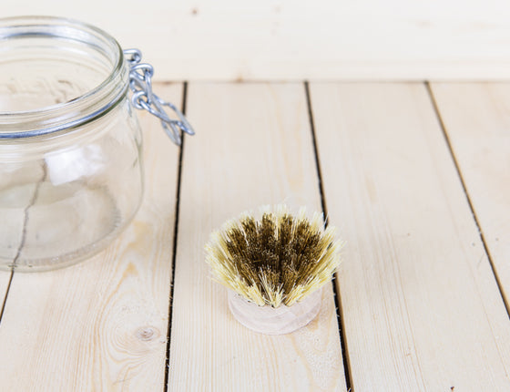 Brosse vaisselle fibre & laiton : la recharge