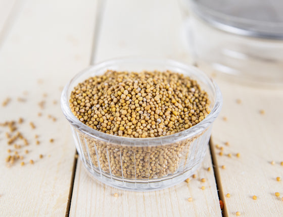 Graines de moutarde jaune bio