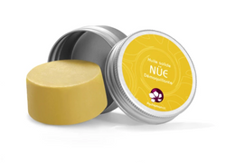 Huile solide démaquillante Pachamamaï Nüe & sa boîte