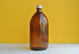 Flacon en verre teinté 1 litre