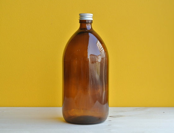 Flacon en verre teinté 1 litre