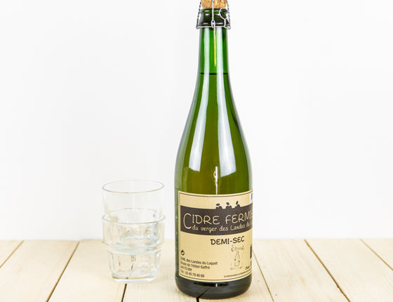 Cidre demi-sec bio & local
