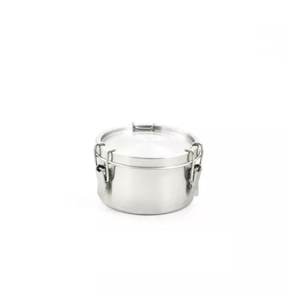 Boîte inox - diamètre 10 cm