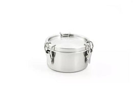 Boîte inox - diamètre 8 cm