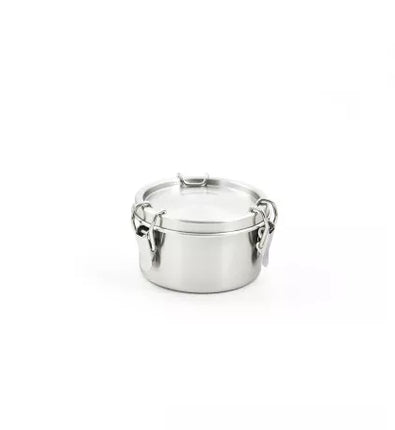 Boîte inox - diamètre 8 cm