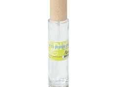 Flacon tube pompe en verre transparent 100 ml