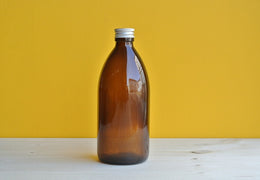 Flacon en verre teinté 500 ml